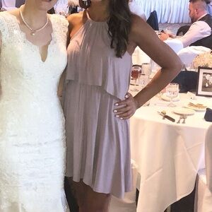 Tobi Mauve Halter Dress